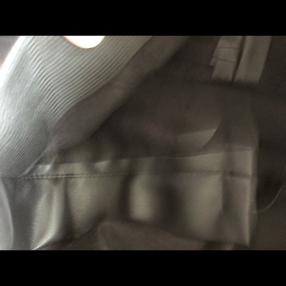 ZARA Black Faux leather Pants-(Sz XS) - Picture 11 of 16